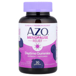 AZO, Menopause Relief, дневные жевательные мармеладки, охлаждающая черная смородина, 30 жевательных таблеток
