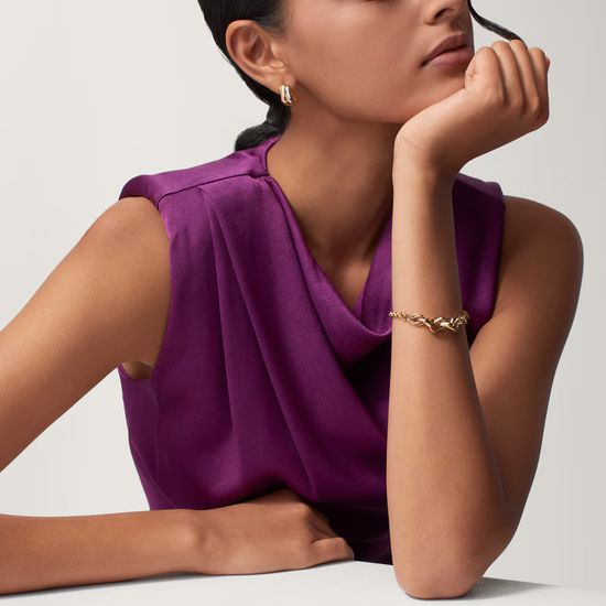 Серьги Cartier Trinity, cushion-shaped