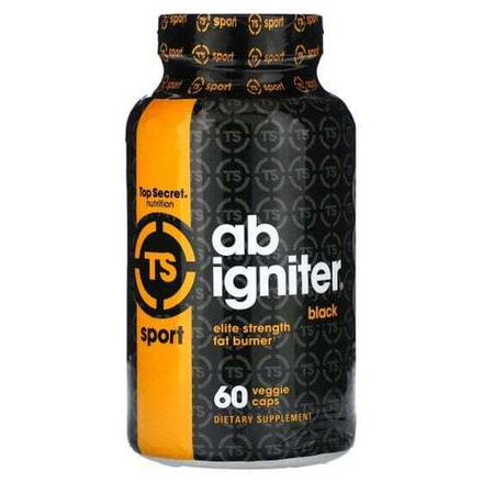Жиросжигатели Top Secret Nutrition, Ab Igniter, черный, 60 растительных капсул