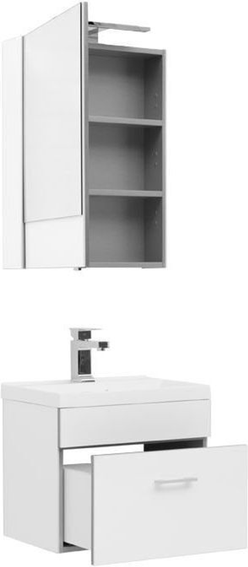 Мебель для ванной Aquanet Верона 50 белый (подвесной 1 ящик)