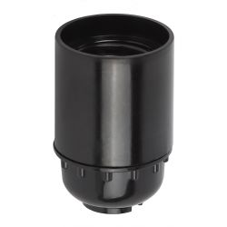 Патрон ЭРА Е27 подвесной бакелит, черный | Патроны, переходники, ПРА