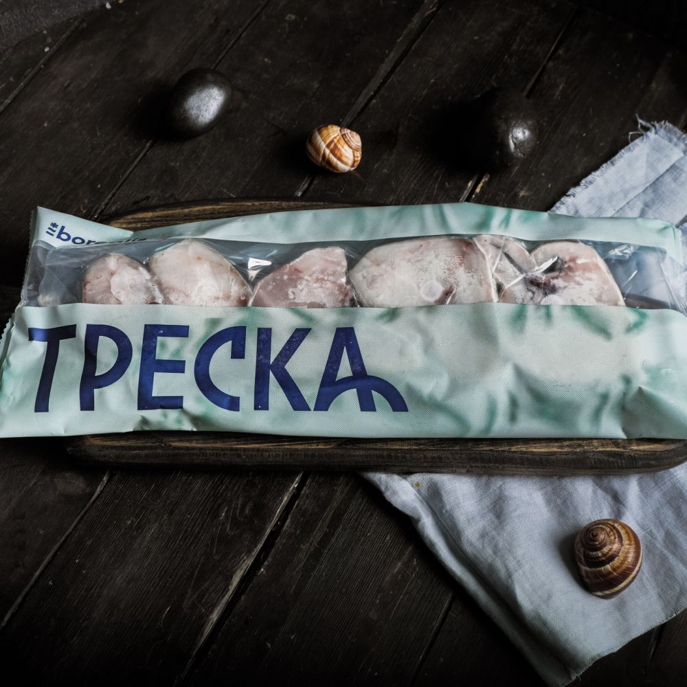 Треска, стейк, &quot;BOREALIS&quot;, с/м, 600гр, Россия