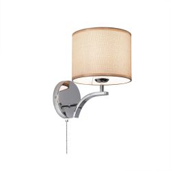 Citilux Эвора Рондо CL460311 Бра с бежевым абажуром и выключателем