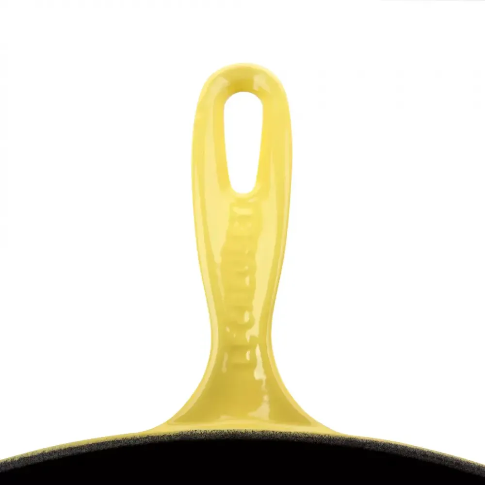 Чугунная сковорода-гриль Le Creuset, 26 см, Желтая - 4