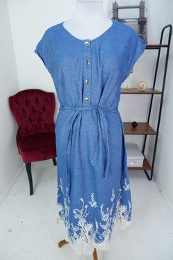 Платье Lady Sharm стильное хлопковое 50 размер