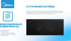 Индукцонная  повер  MCI - B632D\Midea