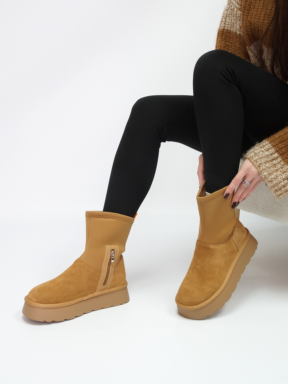 Полусапоги женские зимние