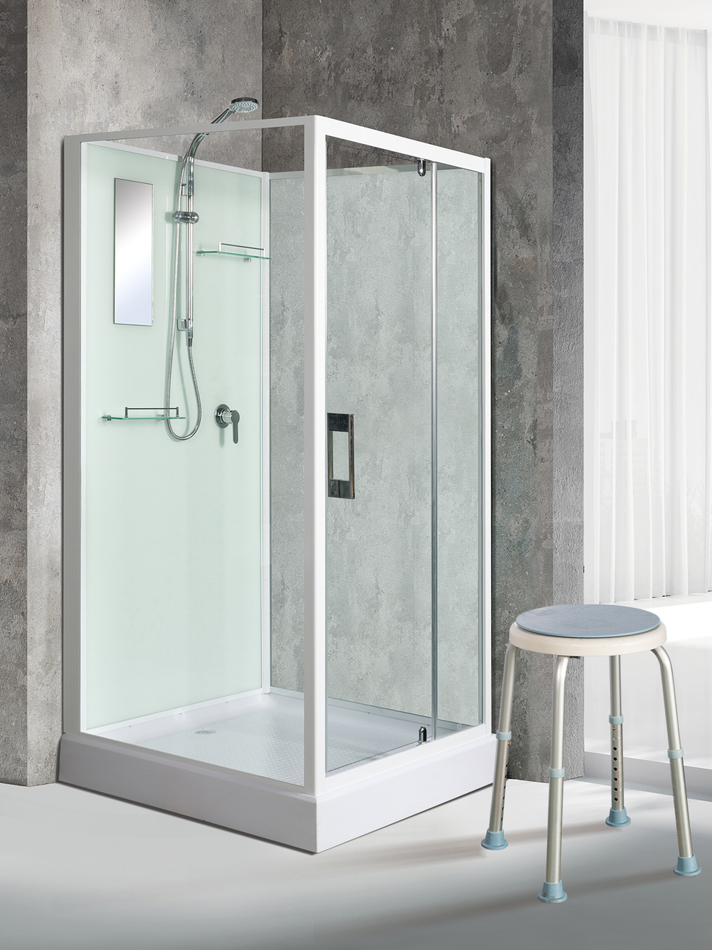 Душевая кабина RIVER TANA Б/К 100 100х100х217 10000002997 Универсальная Квадратная