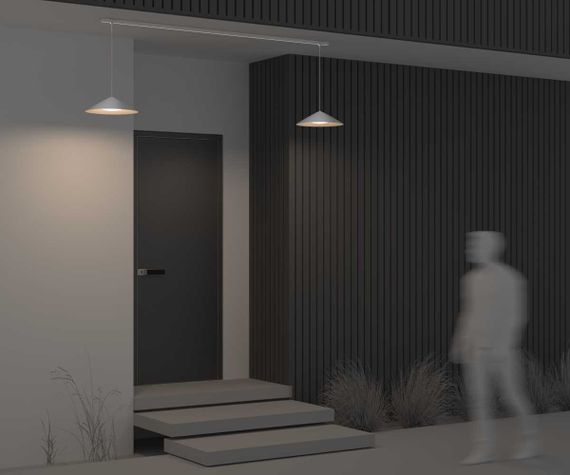 Уличный трековый светильник Maytoni Outdoor O-TR01-1-P-12WW3K