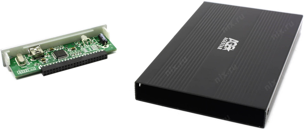 Мобильное шасси AgeStar &lt;IUB2S-Black&gt; (EXT BOX для внешнего подключения 2.5" IDE HDD, USB2.0)