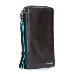 Мультипортмоне Piquadro Blue Square черный телячья кожа (PP3246B2/N) 1