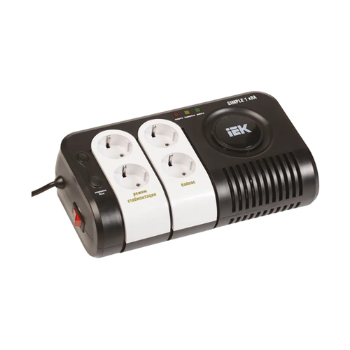 Стабилизатор напряжения переносной IEK Simple, 1000 ВА