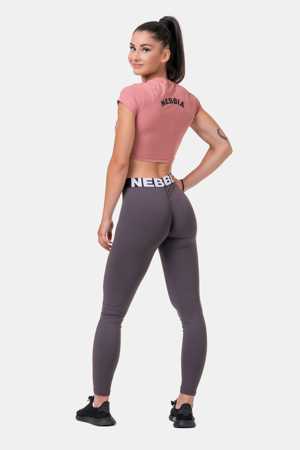 Топ женский Short Sleeve Sporty Crop Top 584 Розовый