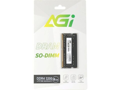 Оперативная память AGI SD138 AGI320008SD138-ST, DDR4 1х 8ГБ 3200 МГц, SODIMM, RTL
