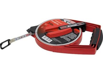 Рулетка геодезическая, 30 м х 12,5 мм, металлическая лента, закрытый корпус Matrix 31224