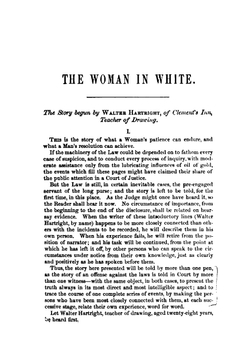 The woman in white. A novel | Wilkie Collins