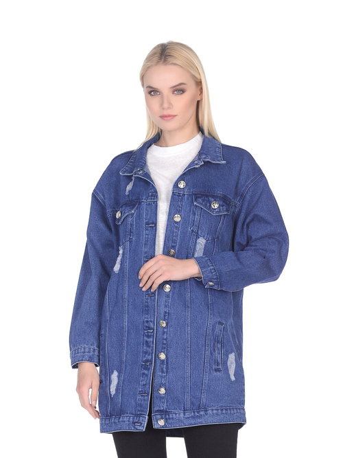LIGVIANNI Джинсовая куртка Denim Jacket The Fire of Zen