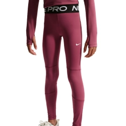 Брюки для девочки теннисные Nike Kids Pro Dri-Fit Tight - pink smoke/white