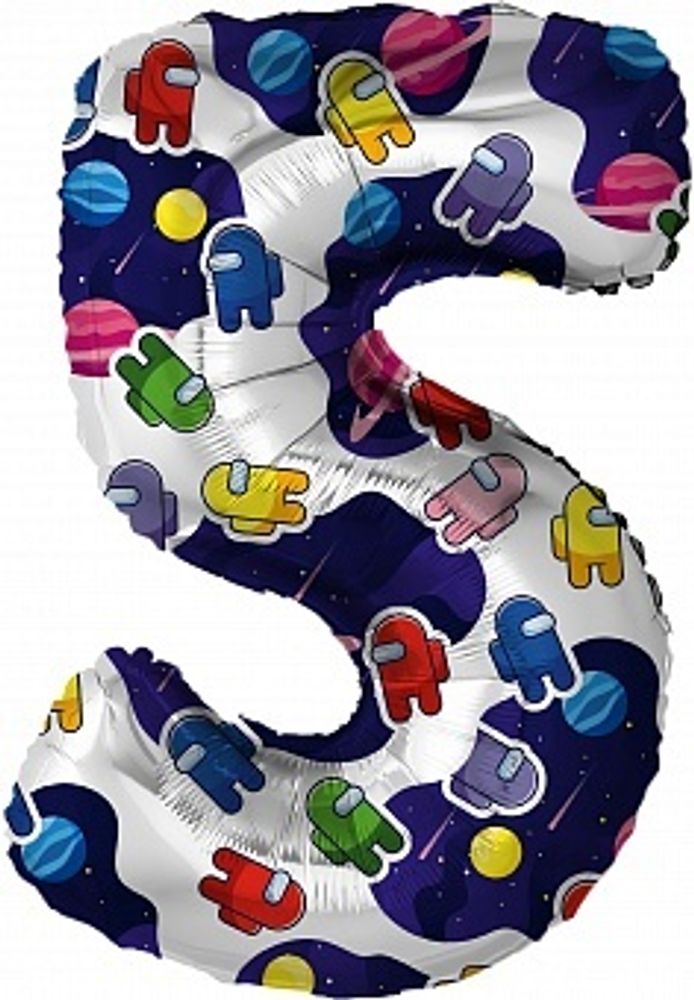 Р Цифра 5 Космонавтики 32&#39;&#39;/81 см