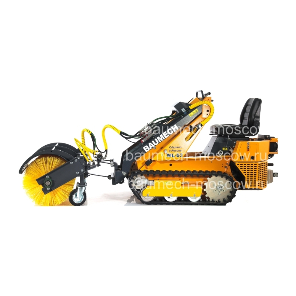 Baumech ML-03 Pro Щётка с гидравлическим поворотом ширина 115см, диаметр 55см, угол поворота 25°