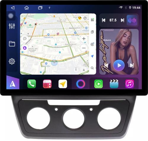 Магнитола для Skoda Yeti 2009-2018 (кондиционер) - FarCar BX877 монитор 13" 2K QLED на Android 13, TS10, 6+128, CarPlay, 4G SIM-слот