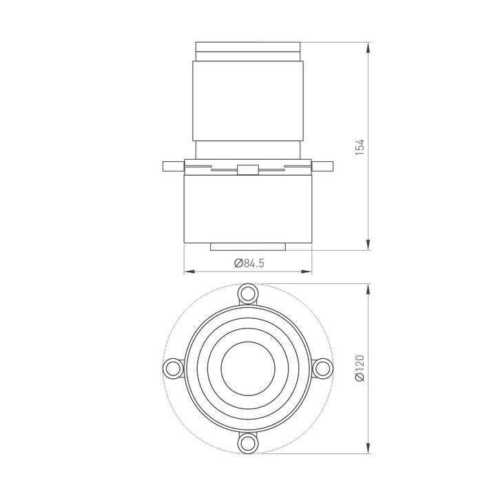 Насадка кадрирующая Arlight LGD-Croplens-R85 046746