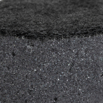 Губки для посуды OVAL BLACK 95х65х35 мм комплект 6 шт. КРУПНОПОРИСТЫЙ поролон/абразив LAIMA (8 штук в упаковке)