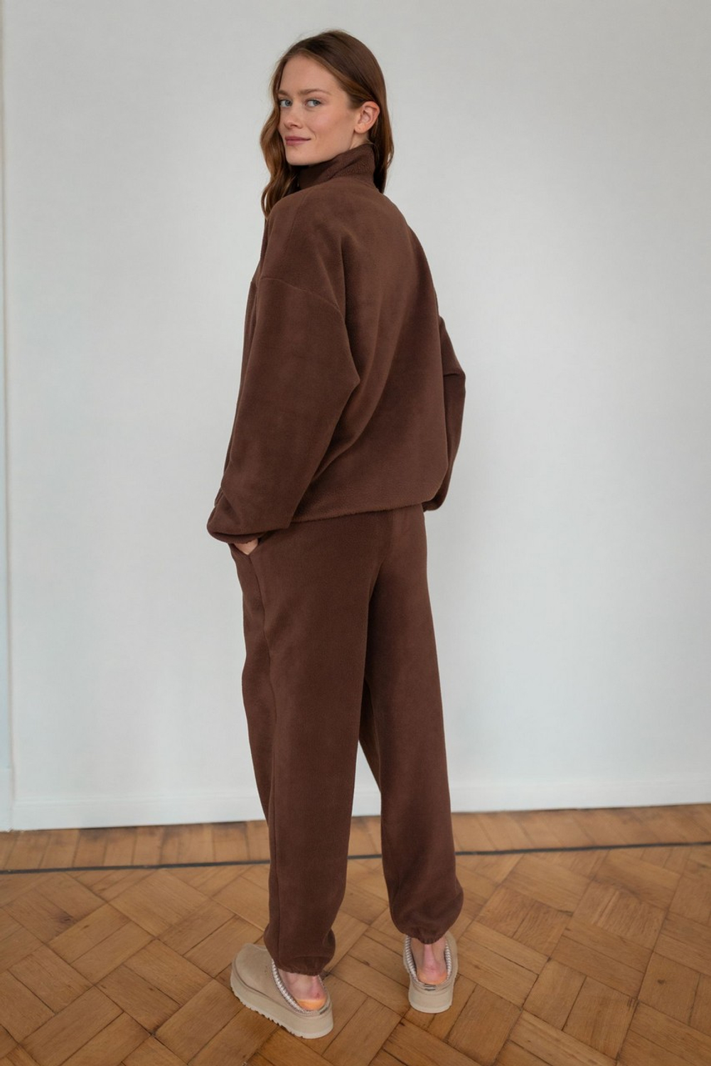 Анорак Арктика для беременных и кормящих мам, Шоколад