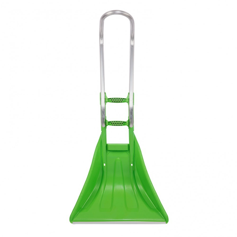 Движок для уборки снега пластиковый, 670 х 530 х 1410 мм, алюминиевая рукоятка, Россия, Сибртех