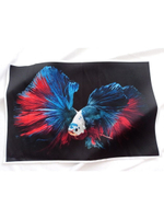 Панель (Армани-шелк дублир-й). Рыбки №6