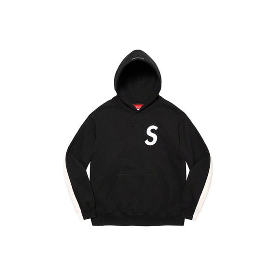 Supreme Week 5 S Logo Split Hooded Sweatshirt