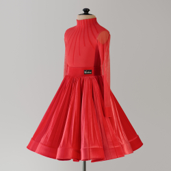 красное платье для танцев