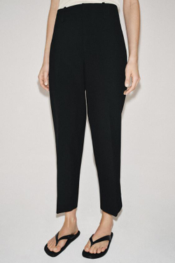 ZARA БРЮКИ СО СТРЕЛКАМИ — ZW COLLECTION, ЧЕРНЫЙ