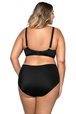 Бюстгальтер с мягкими чашечками с вышивкой без косточек (Размер: 80E) (Цвет: черный)