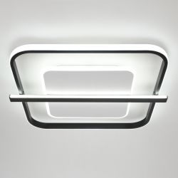 Светильник потолочный светодиодный ЭРА Модерн Franco CLL-1-107-RC BK с ДУ 107W 3000-6000K черный | Светильники SPB-6 с ДУ