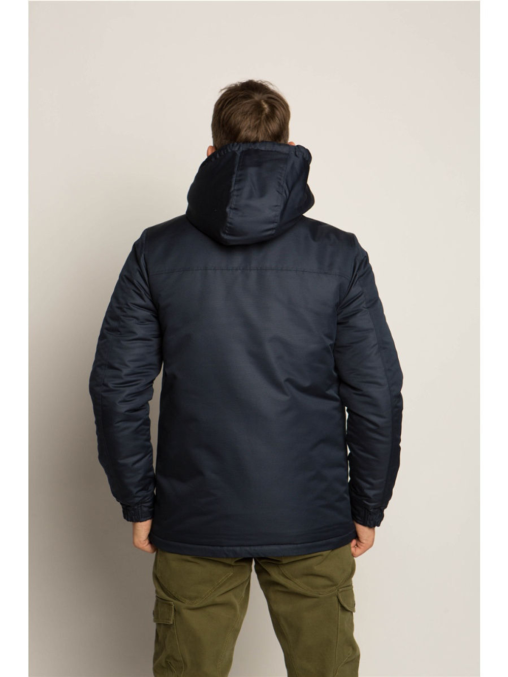 Анорак зимний мужской Город Горький темно-синий