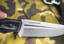 Туристичеcкий нож CityHunter Elmax Green-Black G10 Stonewash