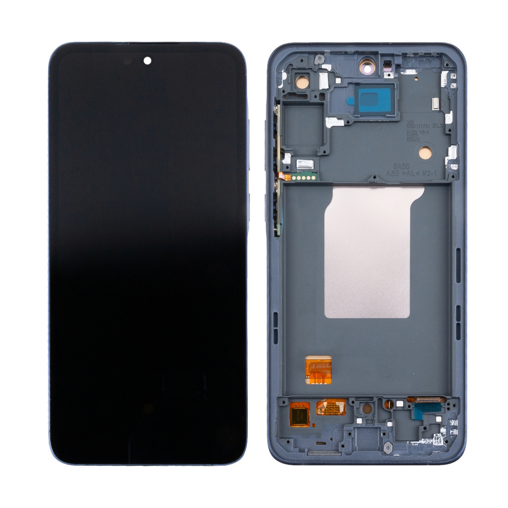 Дисплей для Samsung Galaxy A55 5G (A556E) с тачскрином и рамкой Черный - Oled (Full Size)