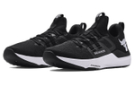 Under Armour Project Rock Johnson BSR non-slip breathable low-cut comprehensive training shoes black and white