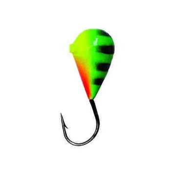 Мормышка вольфрамовая Lucky John КАПЛЯ с петелькой и п.п.покраской 030/21