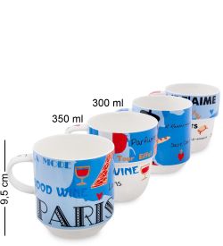 Topchoice TC-07 Набор кружек «Мечты сбываются» (Paris Amour)