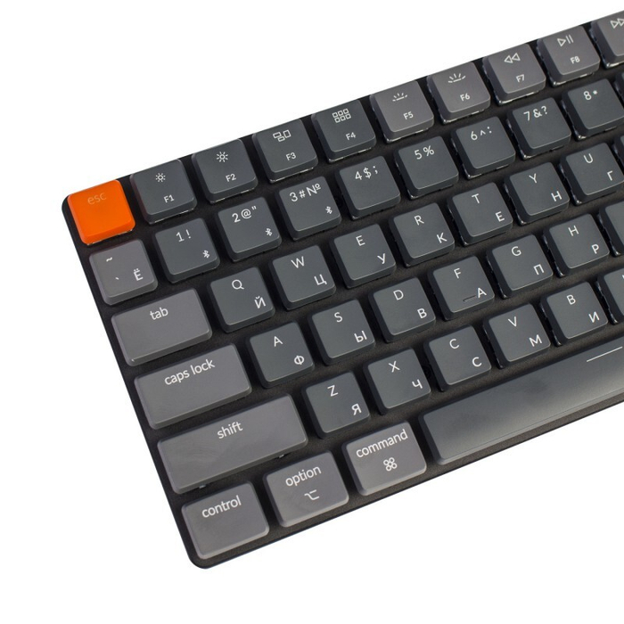 Беспроводная механическая ультратонкая клавиатура Keychron K3, 84 клавиши, RGB подсветка, Blue Switch (K3-E2)