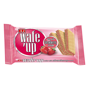ВАФЛИ WAFE UP С КЛУБИЧНЫМ КРЕМОМ 142ГР