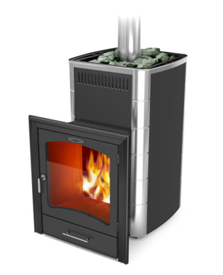 Печь TMF Калина 2 Inox БСЭ антрацит НВ ПРА