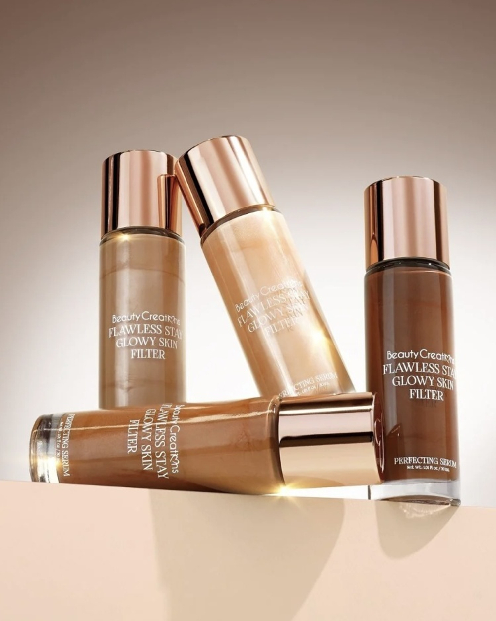 Beauty Creations Flawless Stay Glowy Skin Filter Тональный серум-фильтр 030