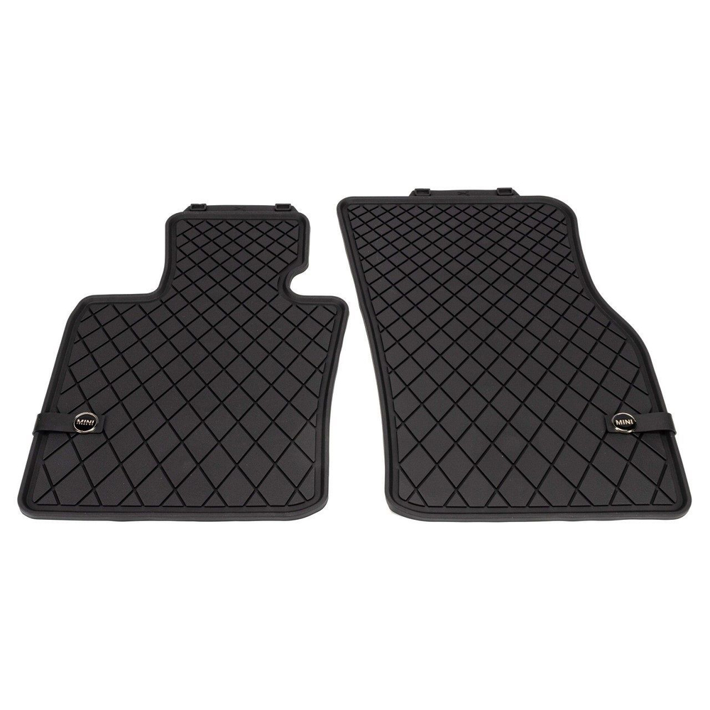 Коврики всепогодные MINI F57/55/56/65/66/67 передние (2 шт) ESSENTIAL-BLACK (=51475B50A81)
