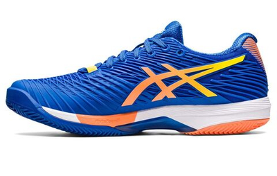 Мужские кроссовки теннисные Asics Solution Speed FF 2 Clay - tuna blue/sun peach