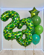 Набор шаров-цифр «23. Камуфляж», 86 см