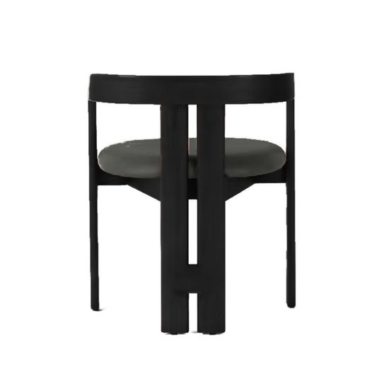 Стул Irma черное дерево и экокожа