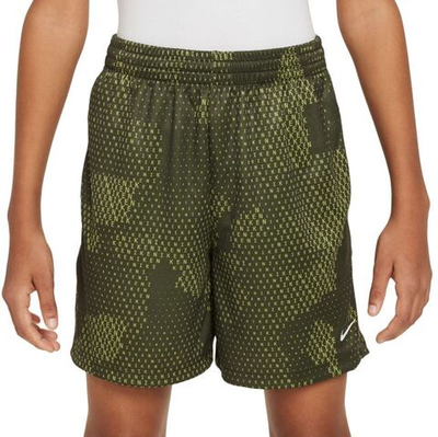 Шорты для мальчика теннисные Nike Kids Multi Dri-Fit Shorts - cargo khaki/white